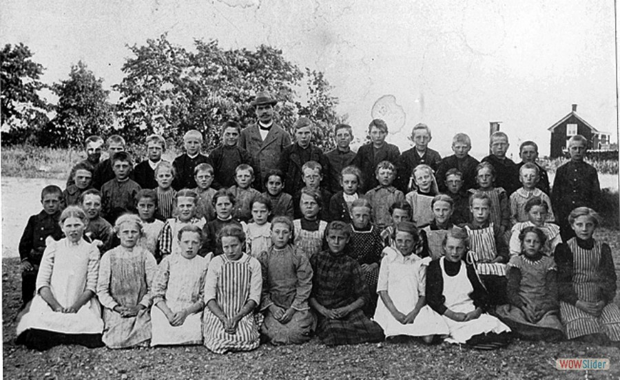 1914 Sandby skola lärare Sigfrid Öhman