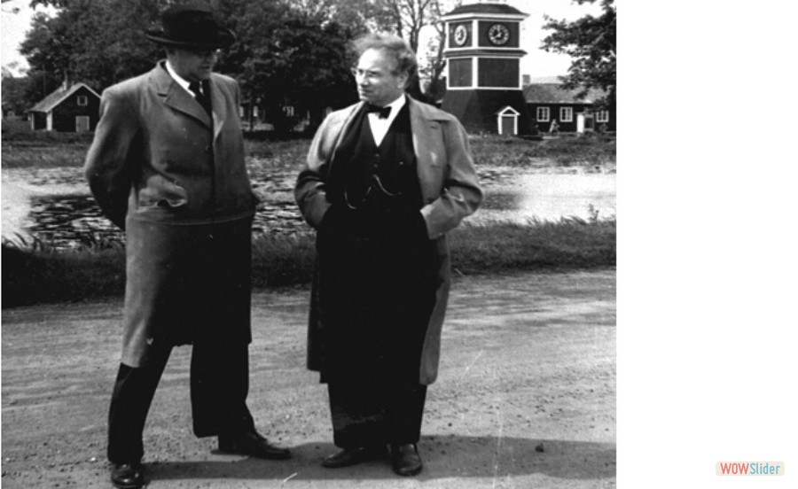 19 Tage Erlander samtalar med KF-chefen Albin Johansson 1949