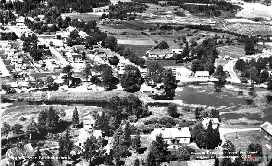 191 Flygfoto över Karlholm