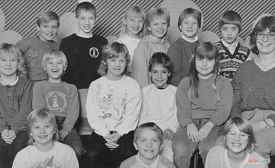1985-86 Björkängsskolan klass 3A lärare Inger Wendin