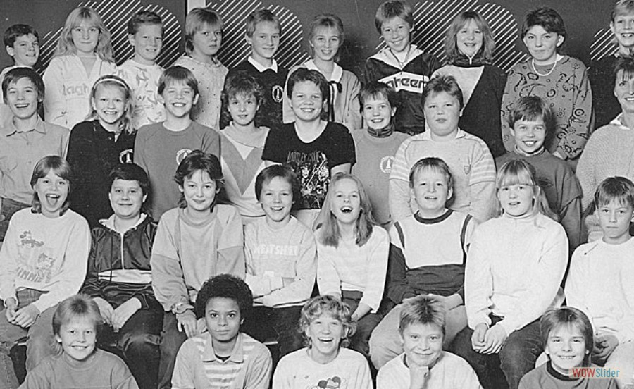 1985-86 Björkängsskolan klass 5 Agneta Olsson