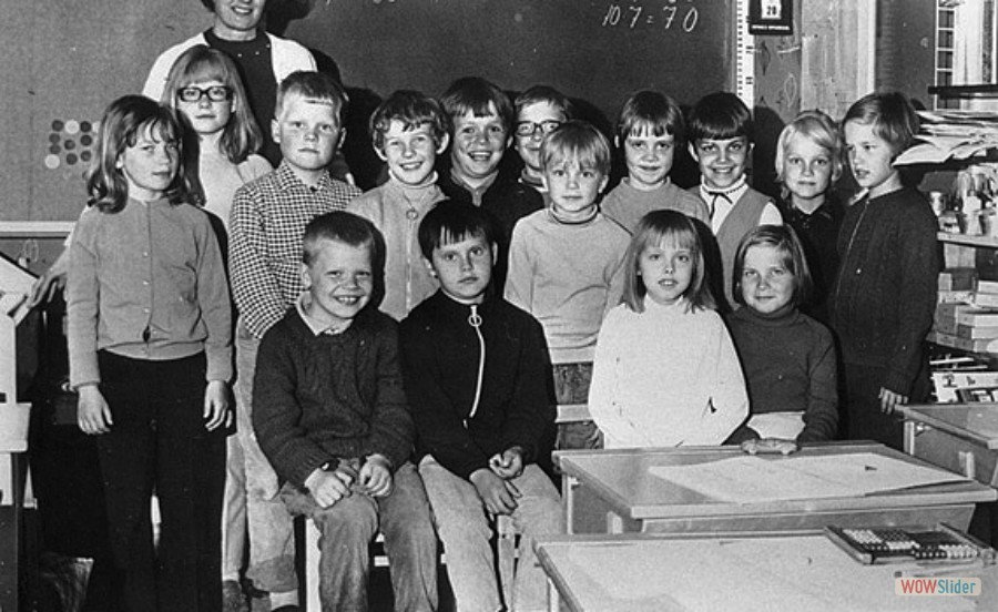 1968-69 klass 1-2 lärare Kerstin Gustavsson