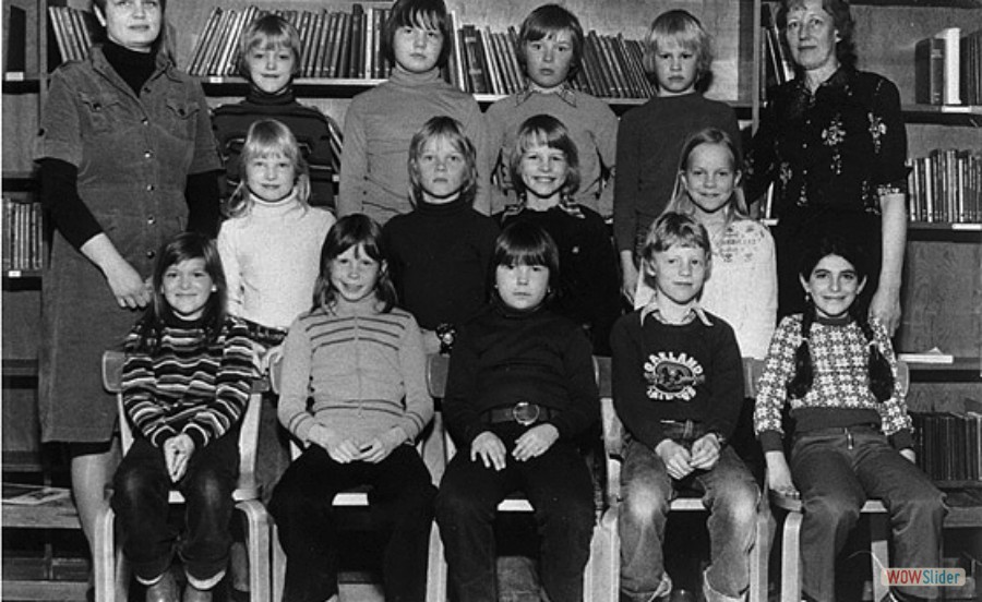 1978 klass 2 lärare Kerstin Gustavsson och Inger Zetterlund