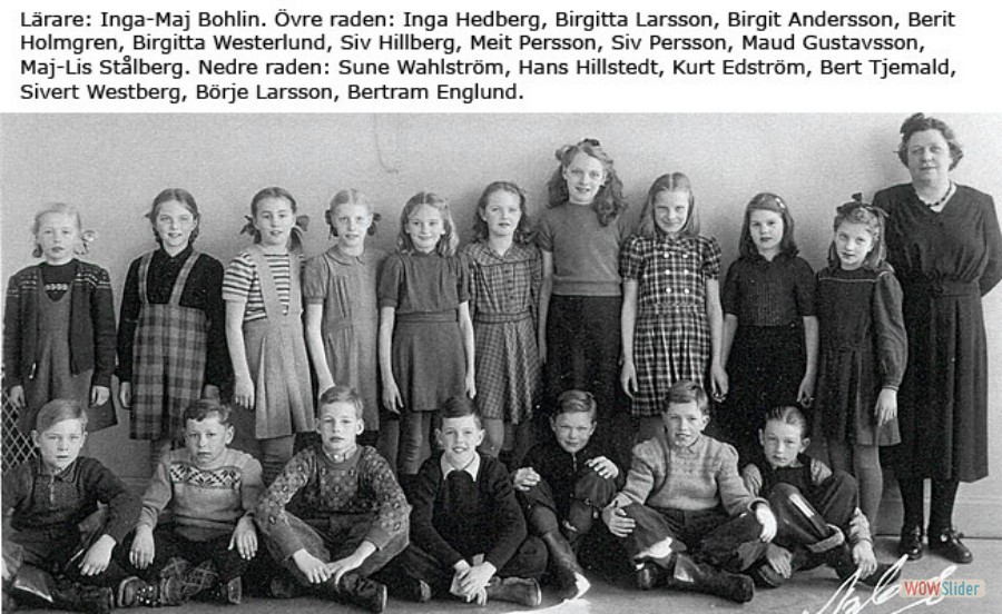 1948 karlholms skola klass 3 + 4