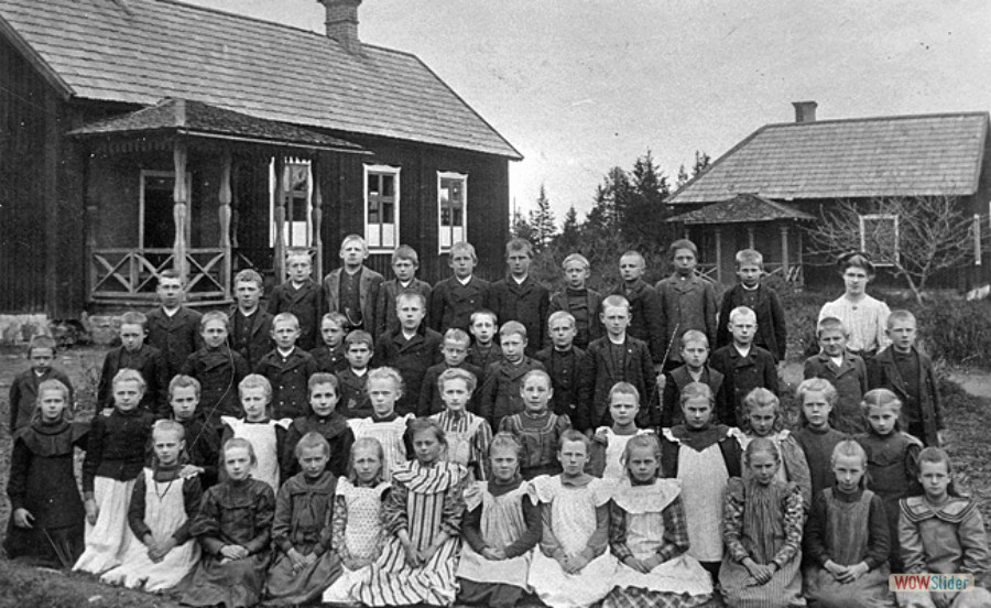 1907 Karlholms skola lärare Linnea Pettersson