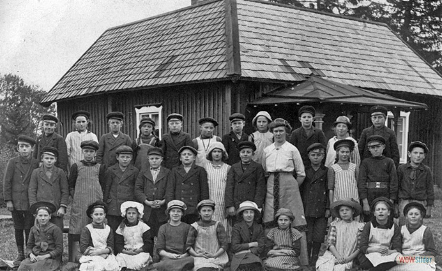 1915 Karlholms skola lärare Linnea Pettersson