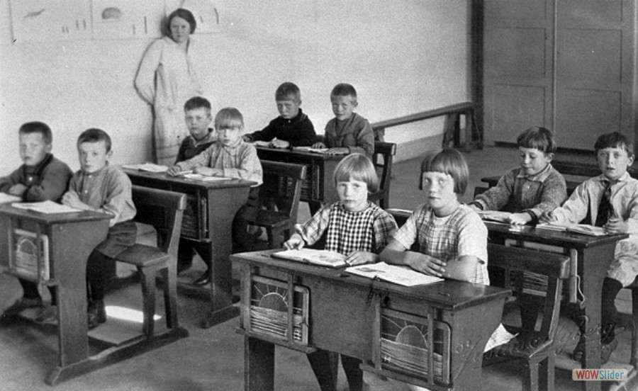 1931 Karlholms skola klass 1 lärare Maja Persson