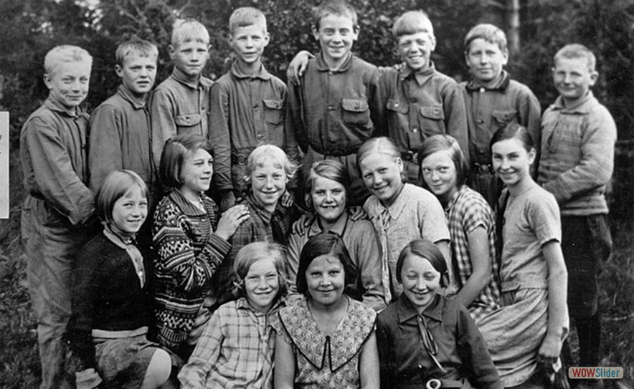 1931 Karlholms skola lärare Linnea Wiberg