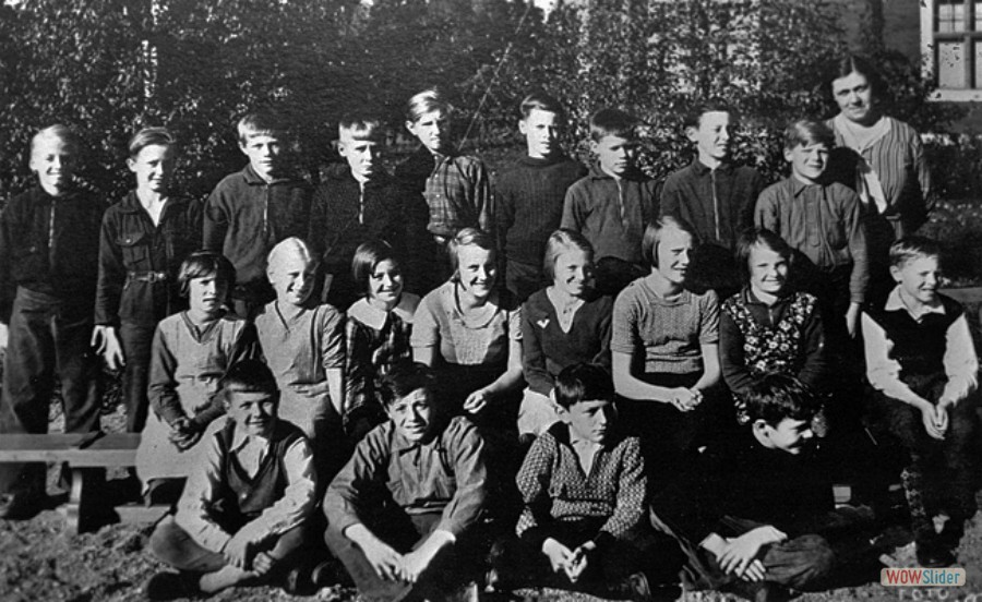 1934 Karlholms skola lärare Else-Maj Bohlin