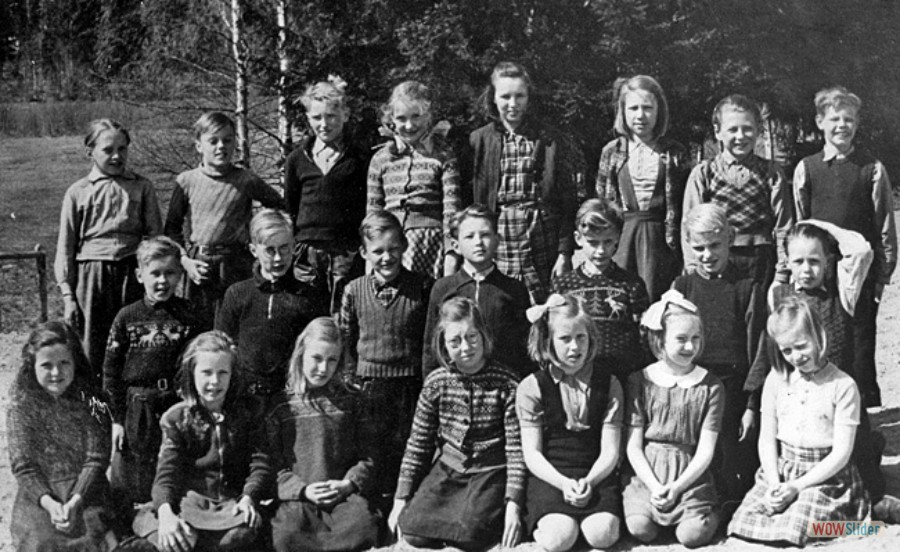 1945 Karlholms skola klass 4
