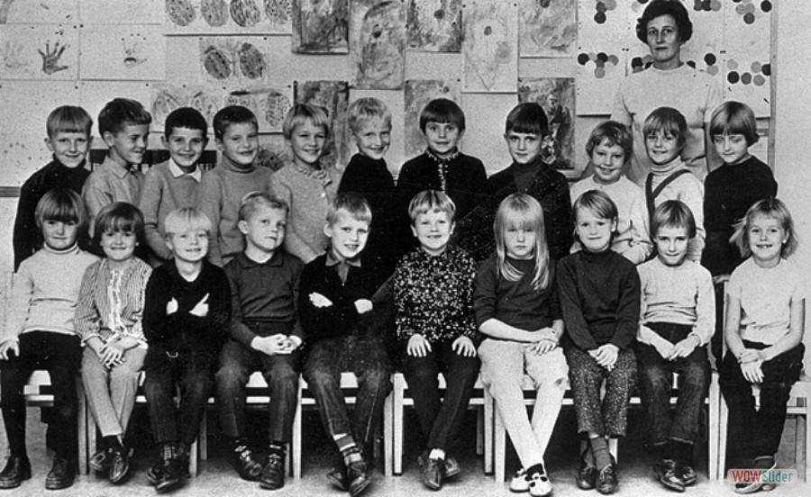 1966 Karlholms skola klass 1 lärare Kerstin Gustavsson