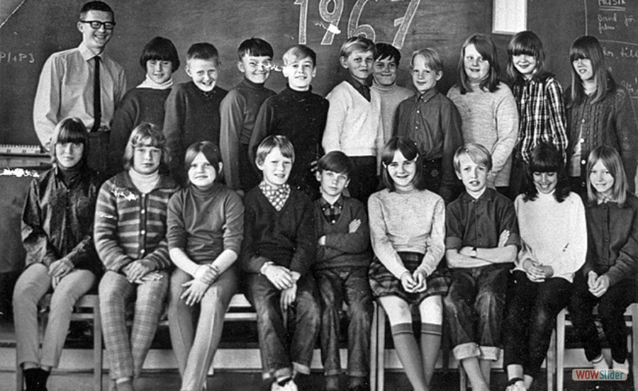 1967 Karlholms skola klass 5 lärare Roland Dahlberg