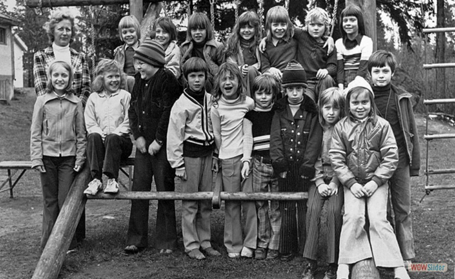 1972-73 Karlholms skola klass 2A lärare Kerstin Gustavsson