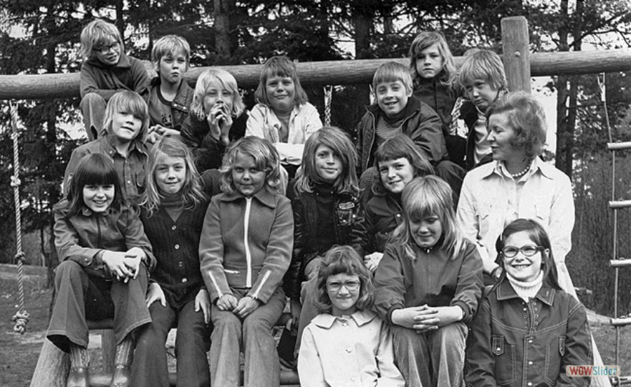 1972-73 Karlholms skola klass 3B lärare Barbro Birgersson