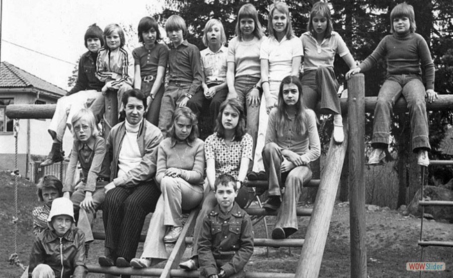 1972-73 Karlholms skola klass 6B lärare Stig Söderström