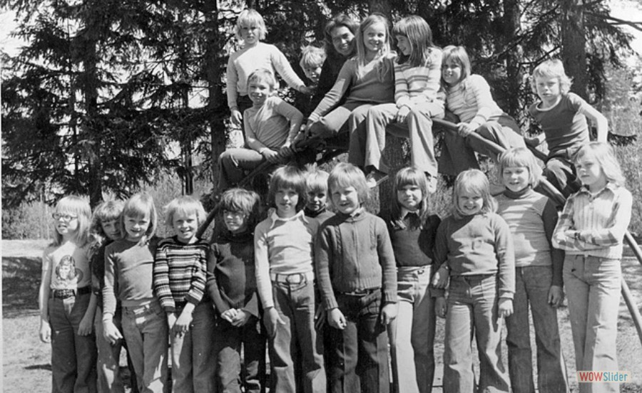 1974 Karlholms skola klass 3 lärare Margareta Jidlow
