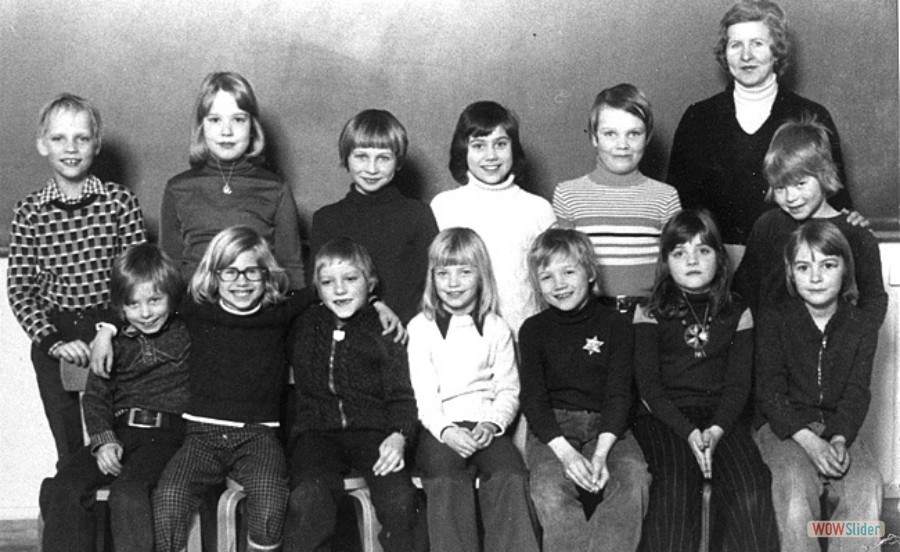 1975-76 Karlholms skola klass 2 lärare Barbro Birgersson