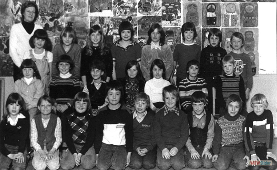 1977-78 Karlholms skola klass 1 lärare Kerstin Gustavsson