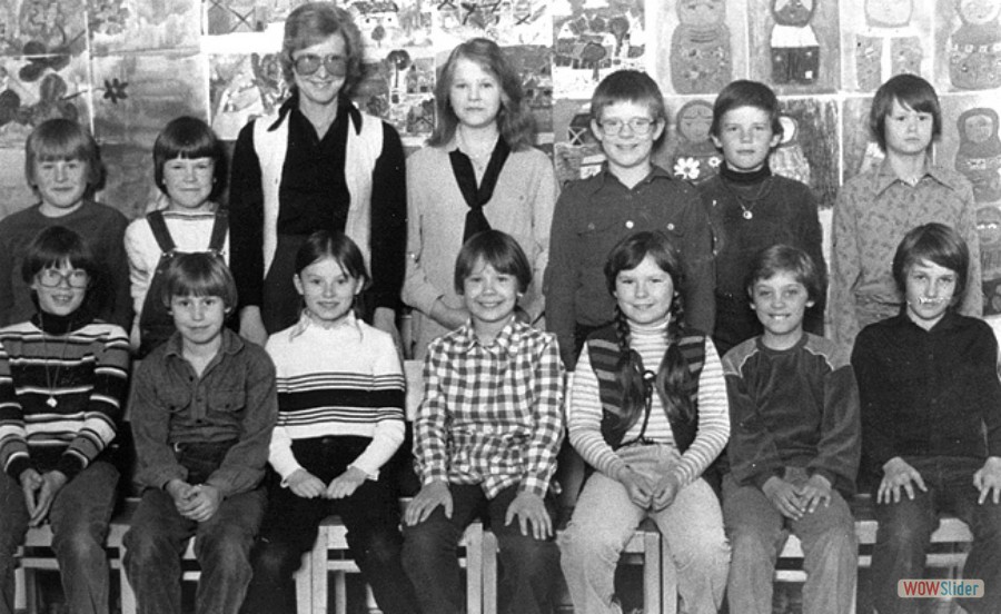 1977-78 Karlholms skola klass 3 lärare Barbro Birgersson