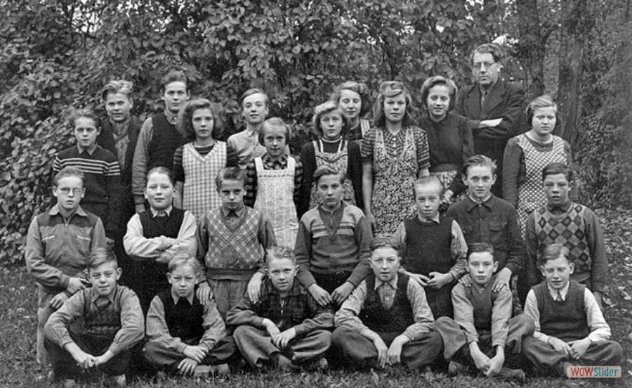 1944 Kyrkskolan Västland lärare Sandberg
