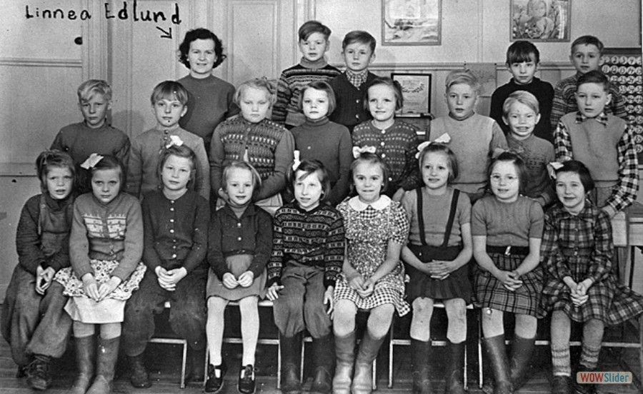 1952-53 Kyrkskolan Västland klass 1-2