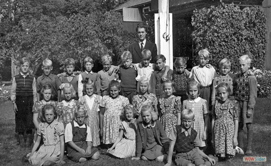 1952-53 Kyrkskolan Västland klass 3-4