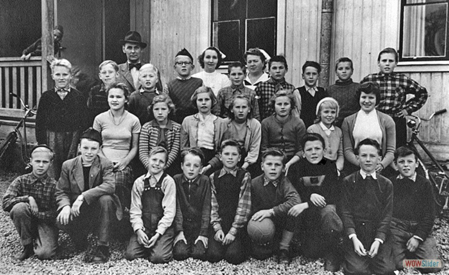 1953-54 Sandby skola lärare Carl-Olof Eneman