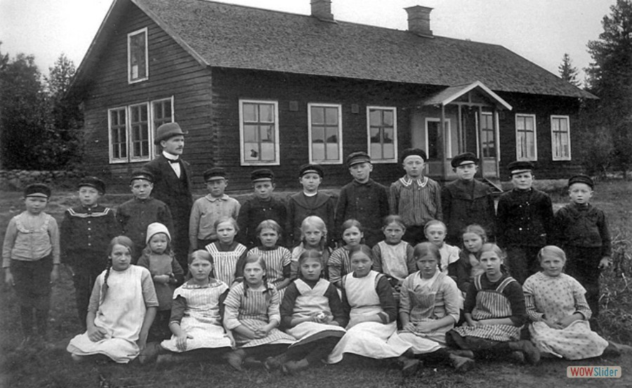 1915 Sätra folkskola lärare Ernst Lundstedt