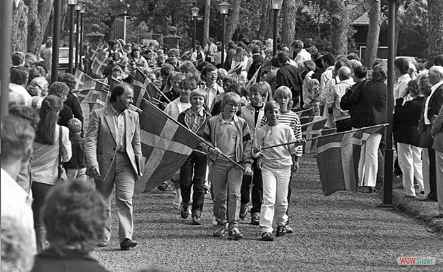 1982 Skolavslutning i Västland juni bild 1