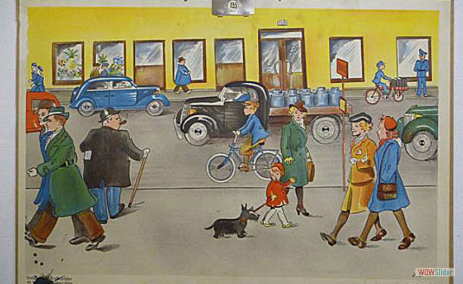 84 Plansch, trafikbild 1930–1945