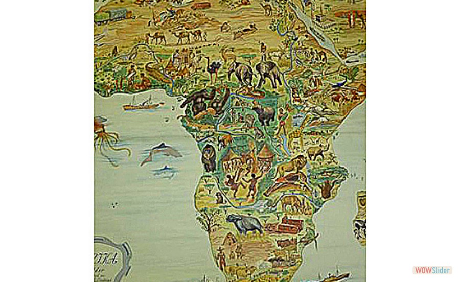 90 Afrika-karta