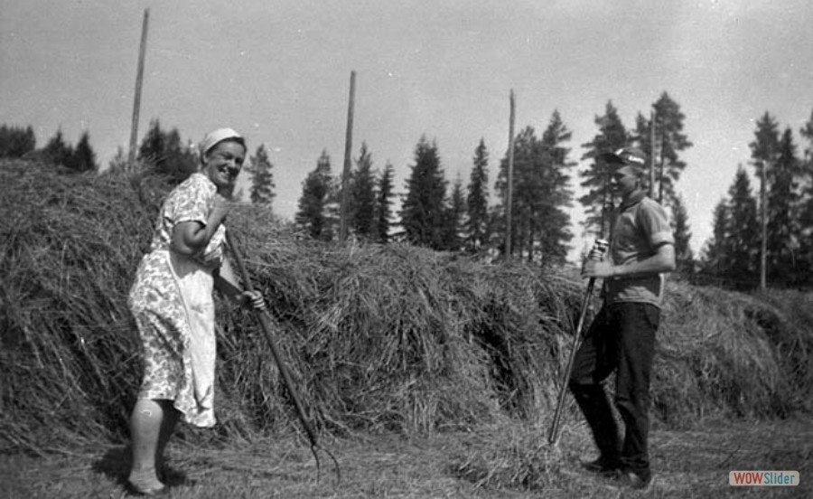 137 Hässjar hö. Alice och Alexej Wesslander Sandby